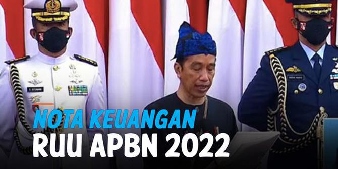 VIDEO: Pidato Lengkap Presiden Jokowi Soal Nota Keuangan RUU APBN 2022