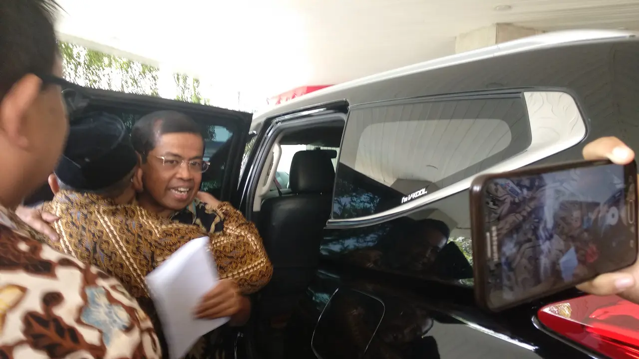 Idrus Marham berpamitan ke jajaran Kemensos (Merdeka.com/Ahda Bayhaqi)