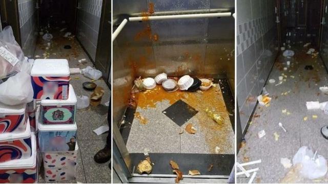 Habiskan Rp 13 Juta, Wanita Ini Lempar Makanan di Sepanjang Apartemen