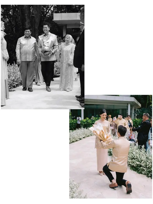 Penuh Kebahagiaan, Ini 7 Momen Lamaran Resmi Glenca Chysara dan Rendi Jhon