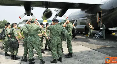 Citizen6, Jakarta: TNI dan Singapore Armed Forces (SAF) siap laksanakan latihan penanggulangan bencana alam yang akan diikuti oleh Asean Humanitarian Assistance Disaster Relief Exercise (Asean HADR Exercise) 2011. (Pengirim: Badarudin Bakri Badar)   
