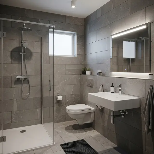 9 Model Keramik Kamar Mandi Abu-abu, Tampilan Modern dan Fungsional