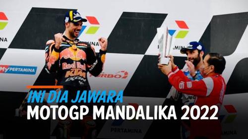 VIDEO: Miguel Oliveira Juara Pertama MotoGP Indonesia, Jokowi Serahkan Trofi