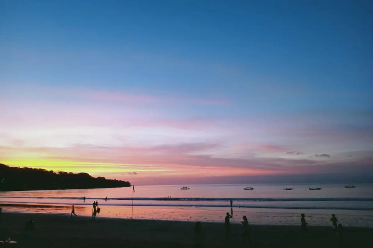Dokumentasi Puspa Anom, Senja di Pantai Muaya Jimbaran, Bali