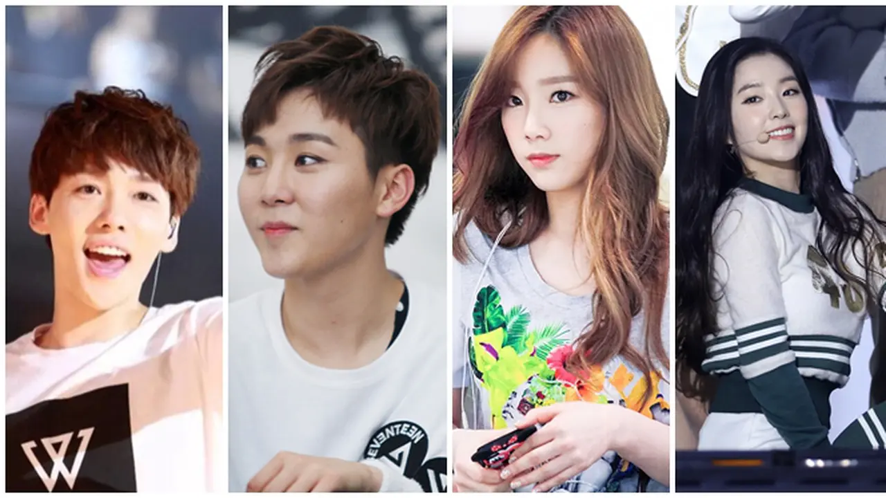 [Bintang] Taeyeon SNSD, Eunha G-Friend, Jinwoo Winner, dan Seungkwan Seventeen 