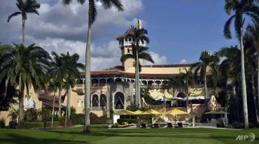Rumah di Resor Mar-a-Lagoo di Florida milik Donald Trump. (File/AFP/Mandel Ngan)