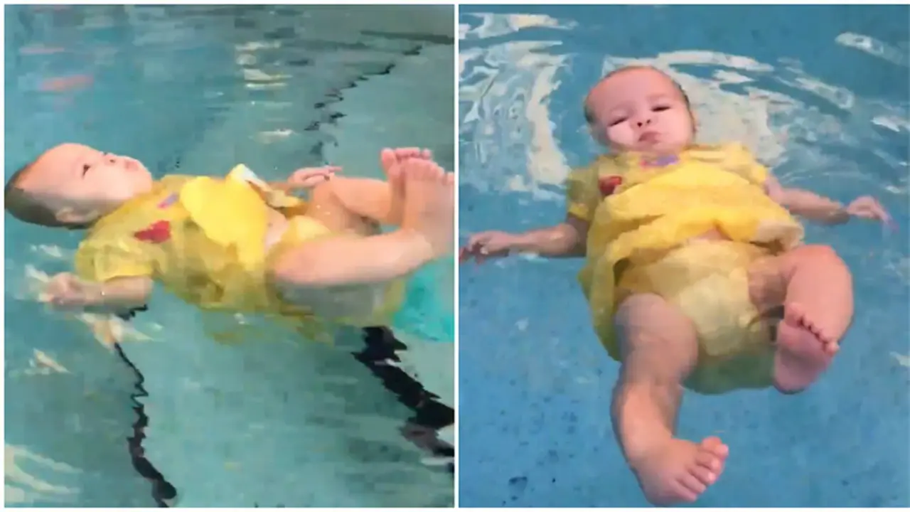 Bayi Belajar Berenang Atau Orangtua Keterlaluan?