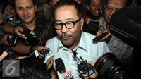 Gubernur Banten Rano Karno saat diwawancara wartawan. (Liputan6.com/Helmi Afandi)
