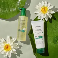 Eksplorasi kebaikan bunga, Mamonde merangkum tiga jenis teratai ke dalam seri pembersih wajah.