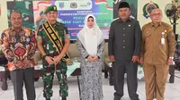 Pgs Dandim 0904/Paser, Letkol Inf Ary Susetyo dikukuhkan bapak asuh anak stunting di Kabupaten Paser. (Liputan6.com)