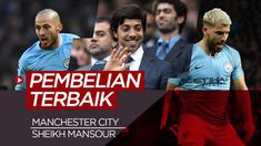 Berita video 10 pembelian pemain terbaik Manchester City di era Sheikh Mansour.