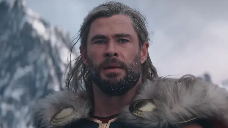 Chris Hemsworth di teaser trailer Thor: Love and Thunder. (Marvel Studios via IMDb)