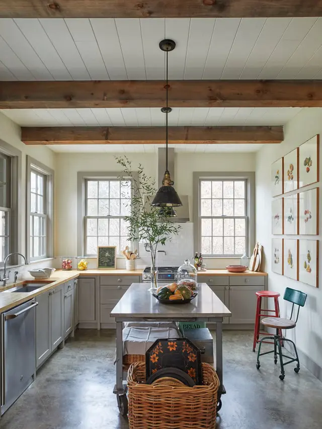 11 Inspirasi Lantai Dapur Aesthetic yang Tahan Lama dan Menawan