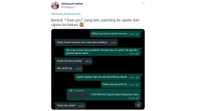 7 Curhatan Netizen Soal Bentuk 'I Love You' dari Pasangan Ini Bikin Baper