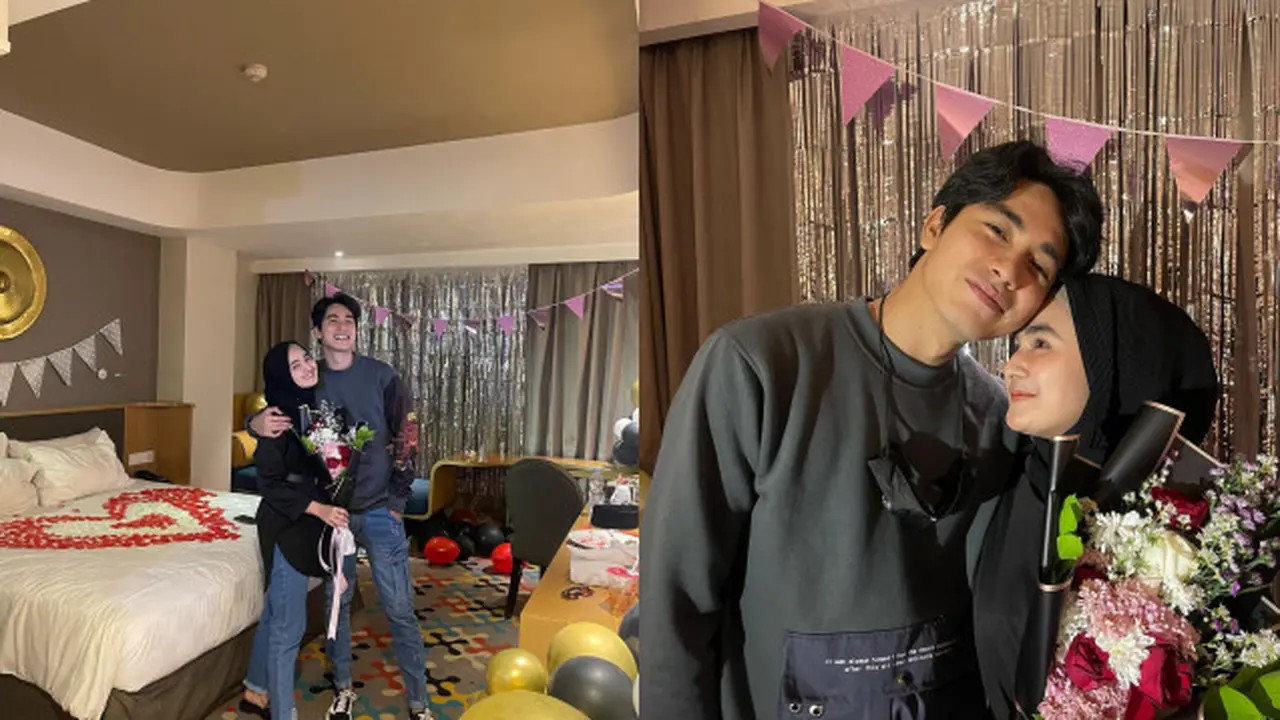Momen Perayaan Ultah Evan Marvino yang ke-27, Dapat Kejutan Manis dari Istri