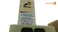 Masuk Fortune 500, Gedung Pertamina Dipasangi `Banner` Raksasa