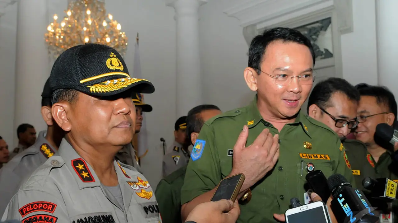 Pelaksana Tugas Gubernur DKI Jakarta Basuki Tjahaja Purnama alias Ahok