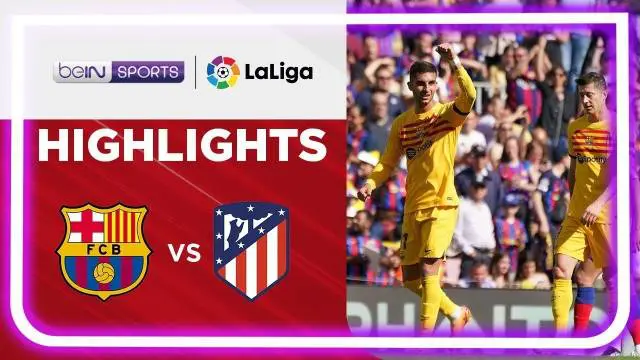 Berita video highlights laga pekan ke-30 Liga Spanyol (LaLiga) 2022/2023 antara Barcelona melawan Atletico Madrid yang berakhir dengan skor 1-0, di mana Ferran Torres pencetak gol tunggal tersebut, Minggu (23/4/2023) malam hari WIB.