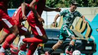 Momen PSS Sleman menggelar laga uji tanding melawan Persiba Bantul pada Sabtu (14/10/2023). (Dokumentasi PSS Sleman)