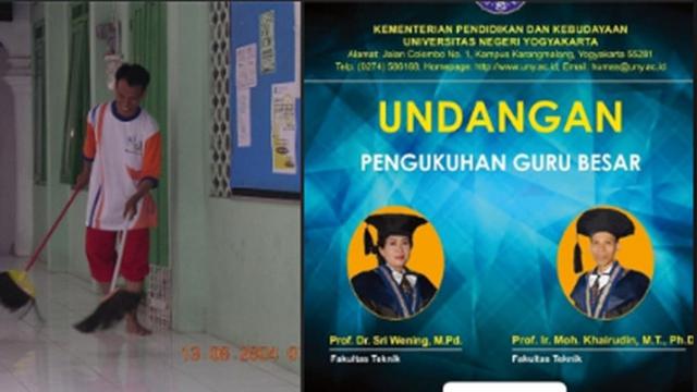 Kisah Inspiratif Marbot Masjid Jadi Profesor