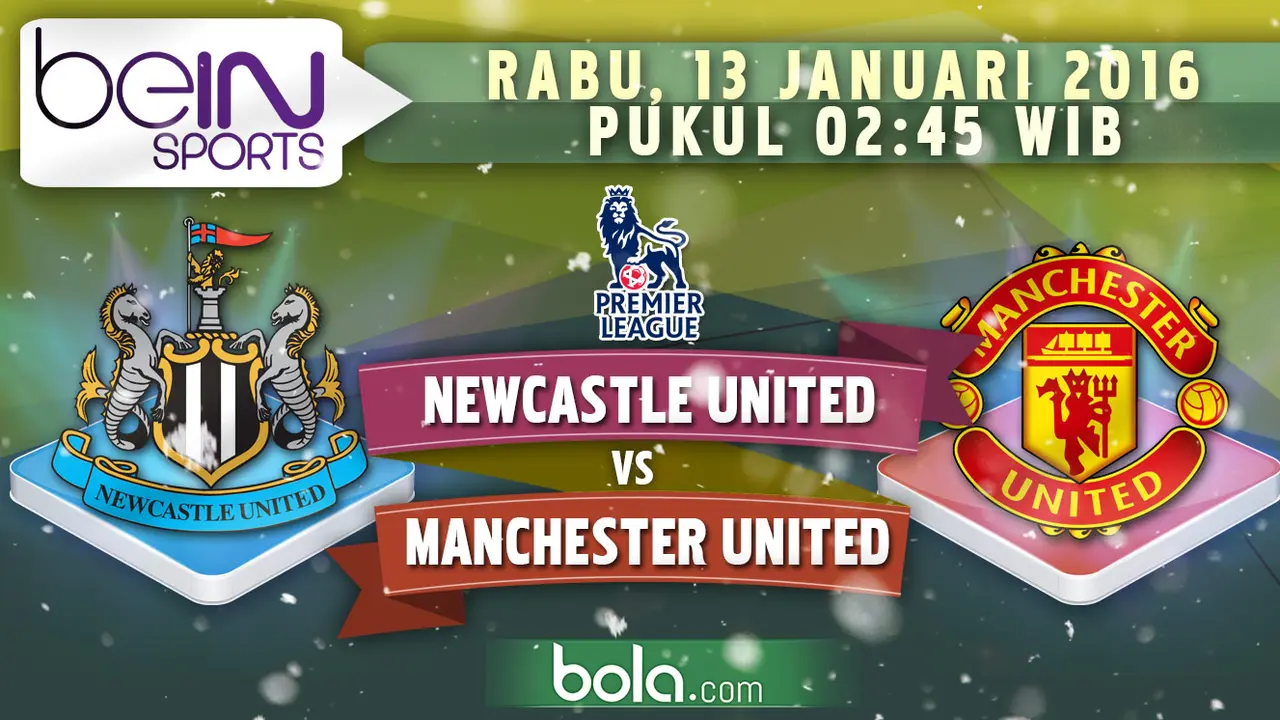 NewCastle United vs Manchester United (Bola.com/Samsul Hadi)