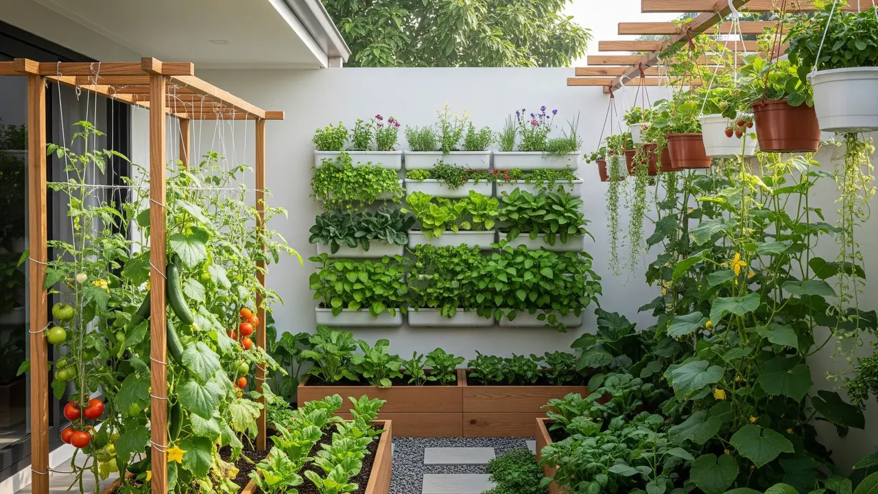 Kebun Vertikal & Raised Bed untuk Tanaman Rambat