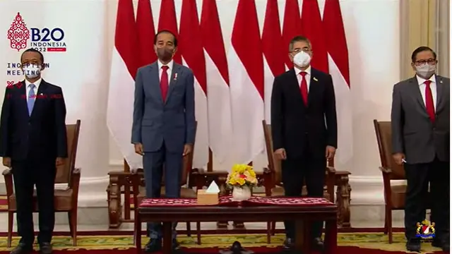 Presiden Joko Widodo pada B20 Indonesia Inception Meeting 2022