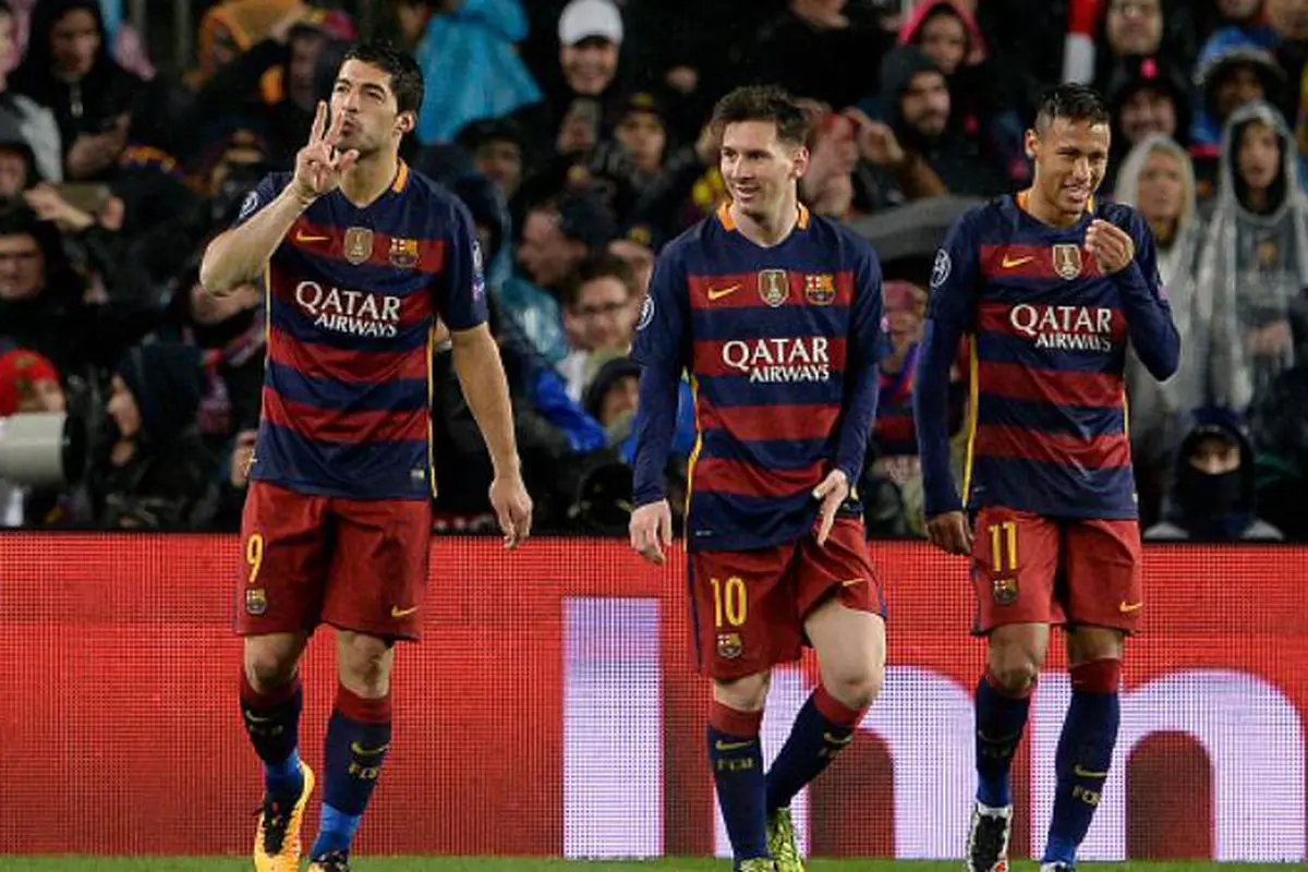 Luis Suarez, Neymar, dan Lionel Messi