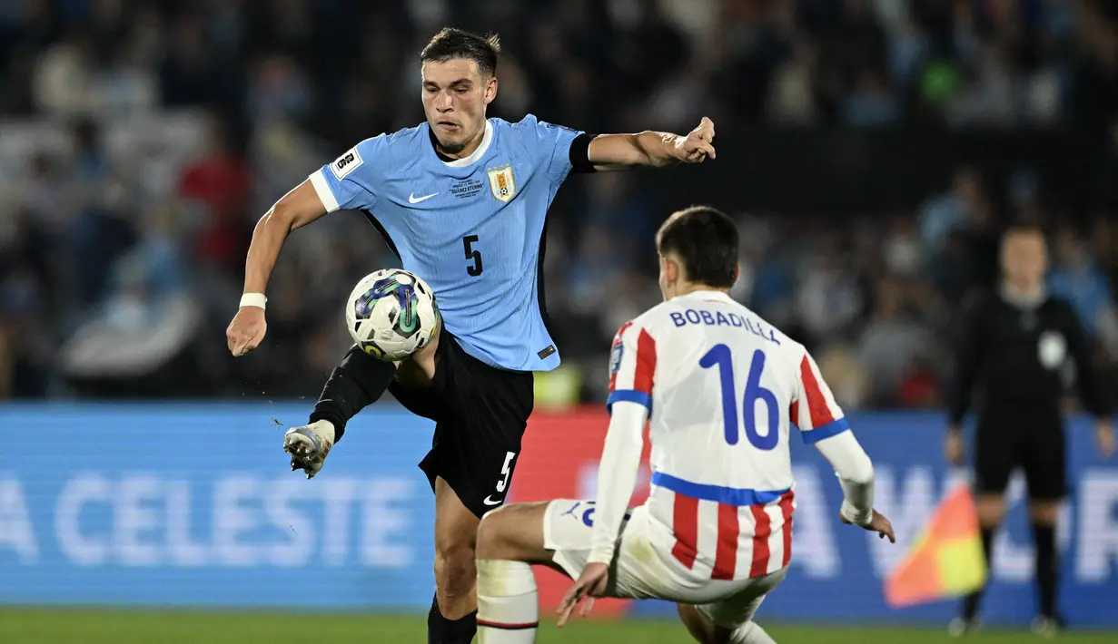 Sementara Paraguay berada di posisi ketujuh dengan 6 poin. (AP Photo/Matilde Campodonico)