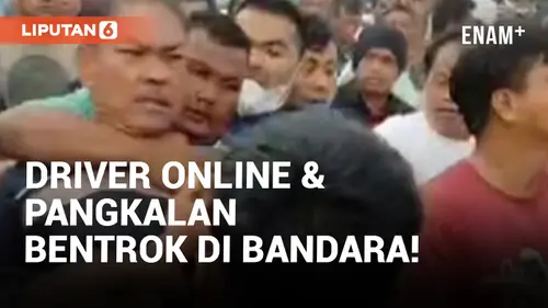 VIDEO: Driver Taksi Online dan Pangkalan Bentrok di Bandara Hang Nadim Batam