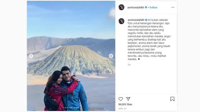 Asmirandah dan Jonas Rivanno