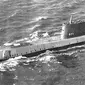 USS Nautilus pada 20 Januari 1955 (US Nautilus / US Navy / Public domain)