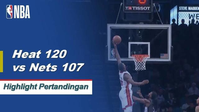 Tyler Johnson meletus dari bangku cadangan dengan 24 poin sementara Hassan Whiteside chip dalam double-double dalam kemenangan 120-107 Heat atas Nets. Spencer Dinwiddie mencetak 18 poin dari bangku cadangan untuk Brooklyn dalam kekalahan.