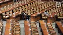 Suasana Rapat Paripurna ke-15 masa persidangan III tahun 2022-2023 dalam penyampaian laporan hasil uji kelayakan dan kepatutan Calon Anggota KPI periode 2022-2025 di Kompleks Parlemen, Senayan, Jakarta, Selasa (7/2/2023). Rapat Paripurna tersebut mengesahkan calon Anggota Komisi Penyiaran Indonesia (KPI) Periode 2022-2025. (Liputan6.com/Faizal Fanani)
