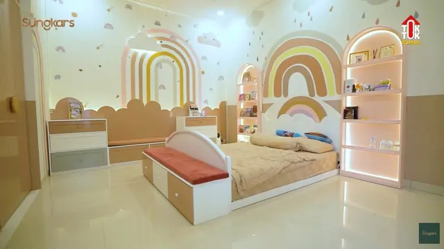 Kamar anak Shireen Sungkar dan Teuku Wisnu