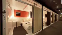 Mewah, Hotel Kapsul Ini Mirip Desain Kabin Pesawat Kelas Satu 