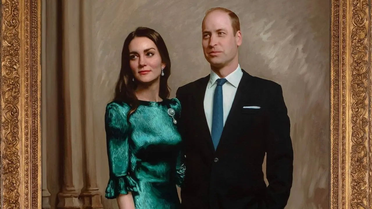 Potret Langka Kate Middleton dan Pangeran William Bernuansa Lokal Inggris, Dibuat dalam Bentuk Lukisan