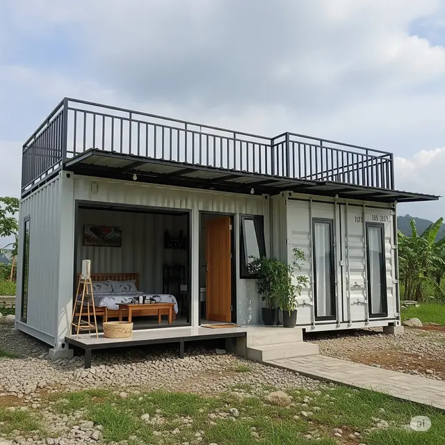 Rumah Sederhana di Kampung. Foto: Gemini