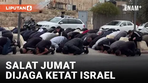 VIDEO: Penjagaan Ketat Salat Jumat di Masjid Al-Aqsa