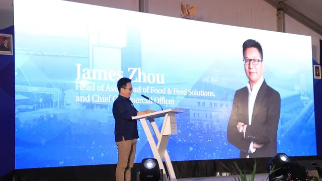 James Zhou, Global Head of Food & Feed Solutions dan Chief Commercial Officer LDC Group. Foto : (Liputan6.com/Ardi).