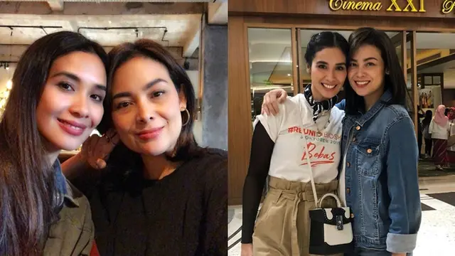 Marsha dan Lalal sama-sama memiliki paras cantik. Keduanya kerap dikira kembar.