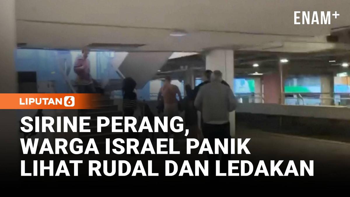 Sirine Perang Berbunyi di Israel, Warga Berlarian di Kota Tel Aviv
