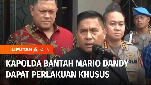 Kapolda Metro Jaya, Irjen Pol Karyoto membantah bila tersangka Mario Dandy mendapatkan perlakuan khusus. Kapolda memerintahkan Propam menyelidiki ada atau tidaknya unsur kelalaian penyidik saat mengawal tersangka Mario Dandy.