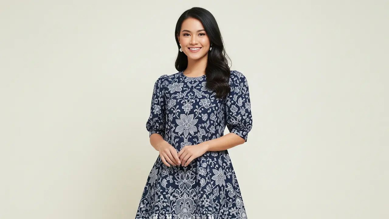 8 Baju Batik Lengan Puff untuk Acara Formal: Style Elegan dan Profesional