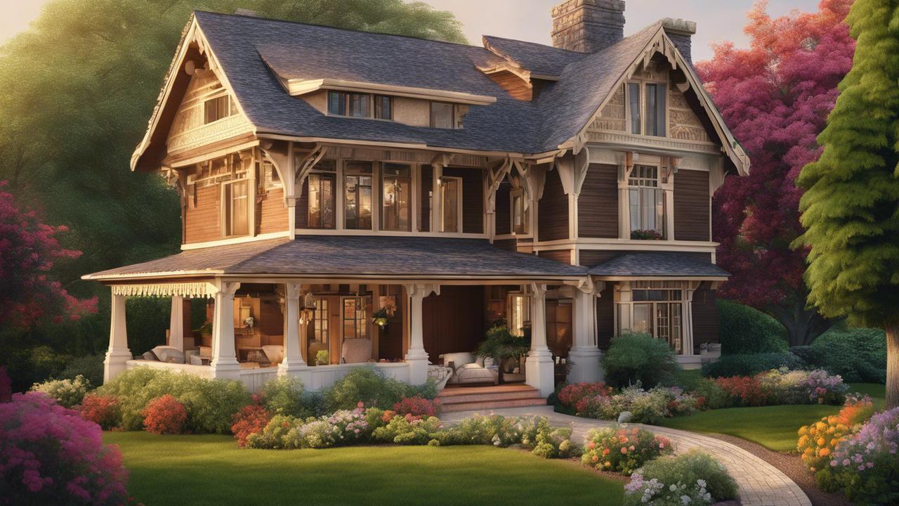 cara menggambar rumah