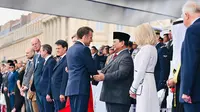 Presiden Prabowo Subianto menghadiri langsung peringatan Bastille Day atau Hari Nasional Prancis sebagai tamu kehormatan di Paris, Senin (14/7/2025). Kehadiran Prabowo merupakan undangan langsung dari Presiden Prancis, Emmanuel Macron. (Foto: Biro Pers Sekretariat Presiden)
