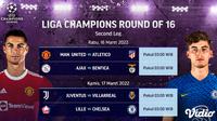 Link Live Streaming Liga Champions 2021/2022 Leg Kedua Babak 16 Besar di Vidio Pekan Ini. (Sumber : dok. vidio.com)