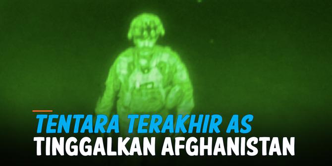 VIDEO: Inilah Sosok Tentara Terakhir AS yang Tinggalkan Afghanistan