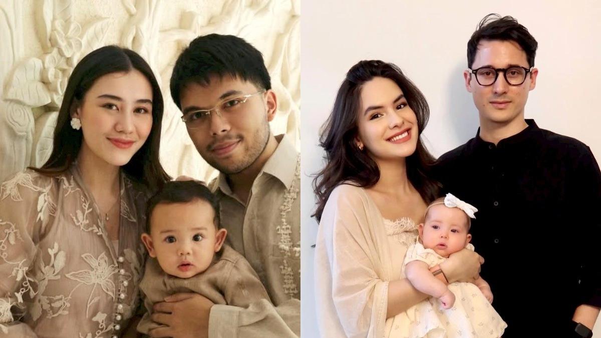 Gaya Aaliyah Massaid dan Steffi Zamora Rayakan Lebaran Perdana sebagai Ibu, Elegan dan Penuh Kehangatan