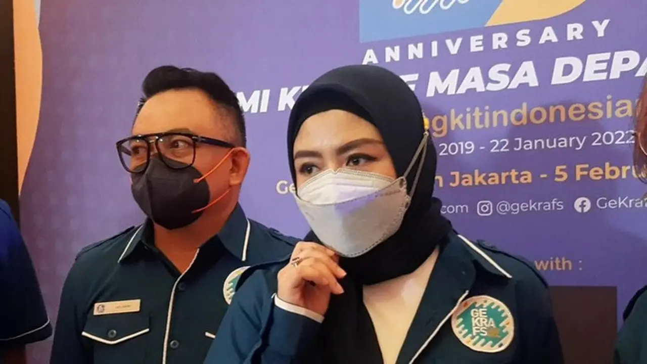 Tika Ramlan berbicara di acara ulang tahun ke-3 Gekrafs.